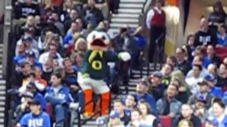 The Oregon Duck dancing 11/27/10