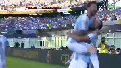 Gonzalo Higuain Goal - Argentina vs Venezuela 4-1 Copa America 2016