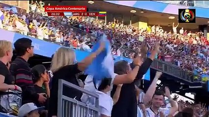 Argentine 4-1 Venezuela Les Buts / Résumé Du Match Copa América ( 18/06/2016 ).HD