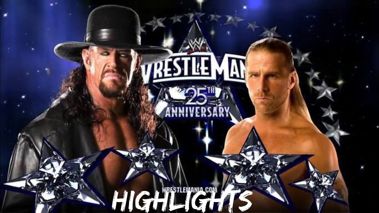 WrestleMania 25 - Shawn Michaels vs The Undertaker Highlights