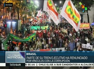 Cuarenta ciudades de Brasil se unen en un mismo grito: Fuera Temer
