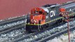 cn ballast train in 1-29 scale