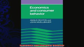 different   Economics and Consumer Behavior