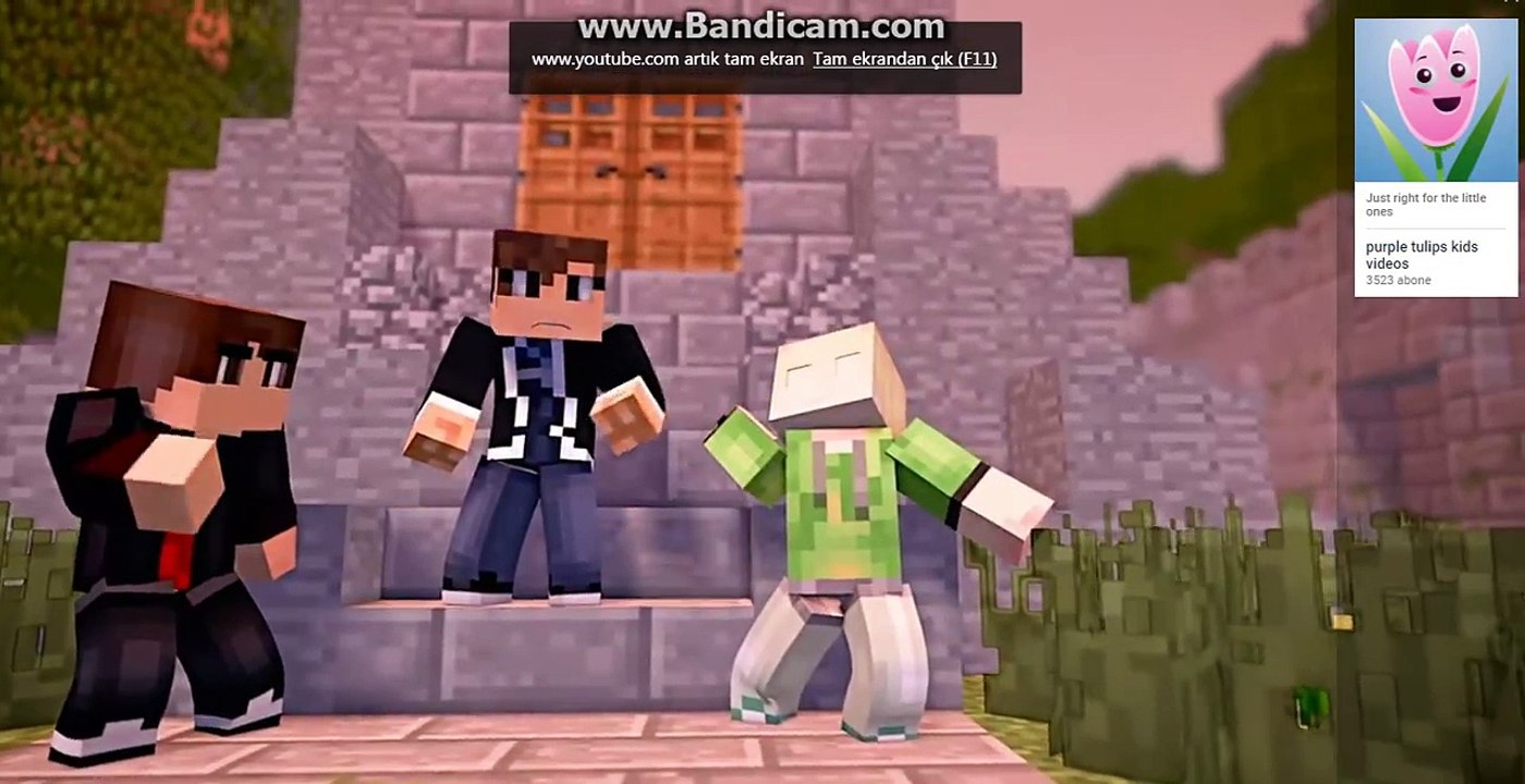 Minecraft Song Animation:Boys Can't Beat Me Psycho Girl 1