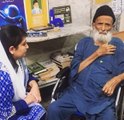 Aseefa Bhutto Zardari visits Abdul Sattar Edhi to inquire after his health