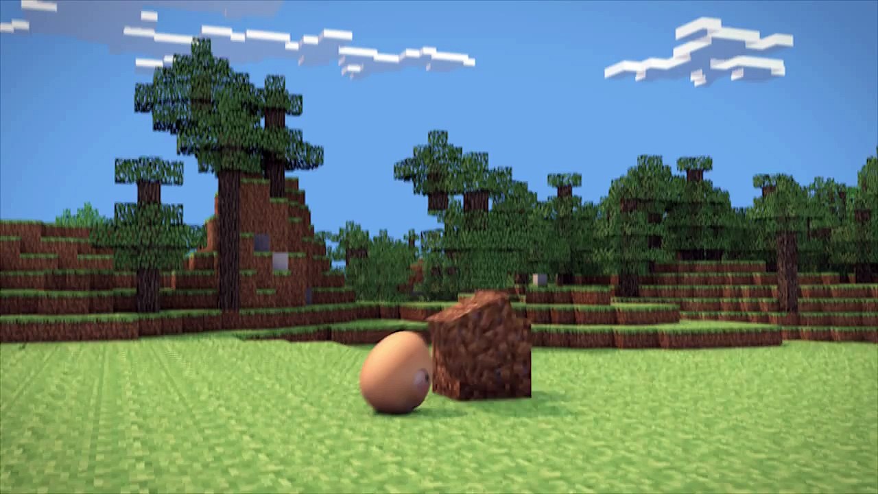 An Egg's Guide to Minecraft - PART 2 - Look at my awesome house! (Minecraft Animation)