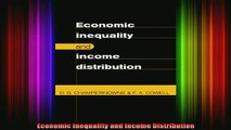 READ book  Economic Inequality and Income Distribution Full EBook