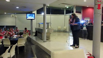 María Paz Giannini en River  26 de Octubre de 2012.MOV