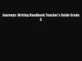 Read Book Journeys: Writing Handbook Teacher's Guide Grade 5 ebook textbooks