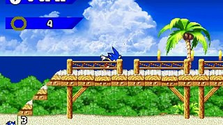 Sonic Adventure Emerald - Sunshine Hill Act 1 speed run (00'59