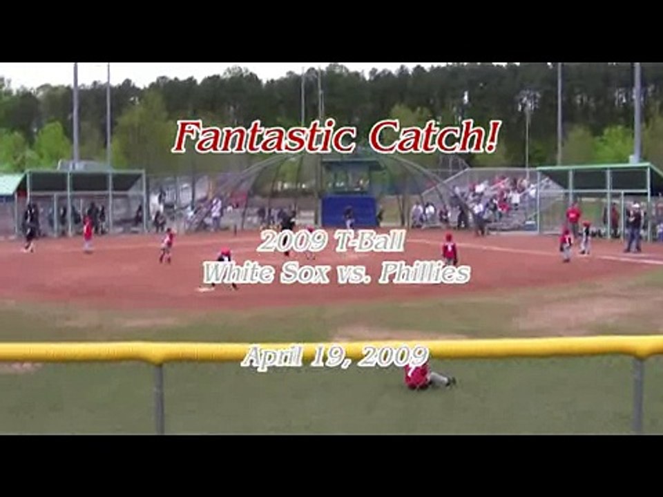 Fantastic Catch of Jordan's Fly Ball April 19, 2009