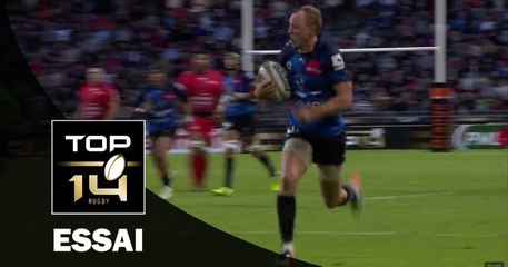 TOP 14 – Toulon - Montpellier : 27-18 - Essai 2 Jesse MOGG (MON) – Demi-finale - Saison 2015-2016