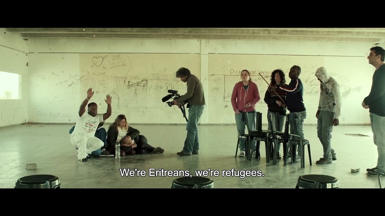 Between Fences by Avi Mograbi. Border scene.