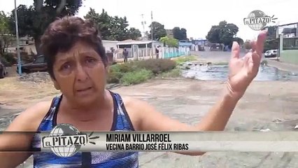 Barrio de San Félix es un mar de aguas servidas desde hace 10 meses