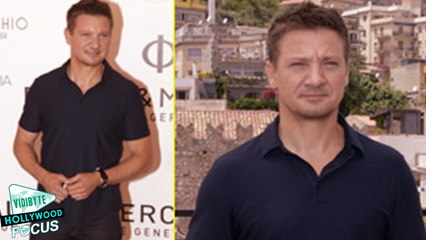 Jeremy Renner Gets Mobbed by Fans in Italy