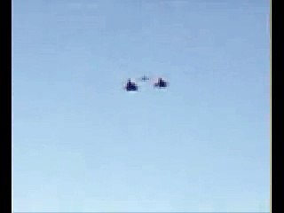 P-51,F-22,F-15 Rare Formation Flight