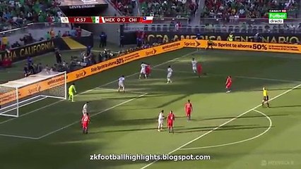 0-1 Edson Puch Goal HD - Mexico 0-1 Chile Copa America Centenario 18.06.2016 HD