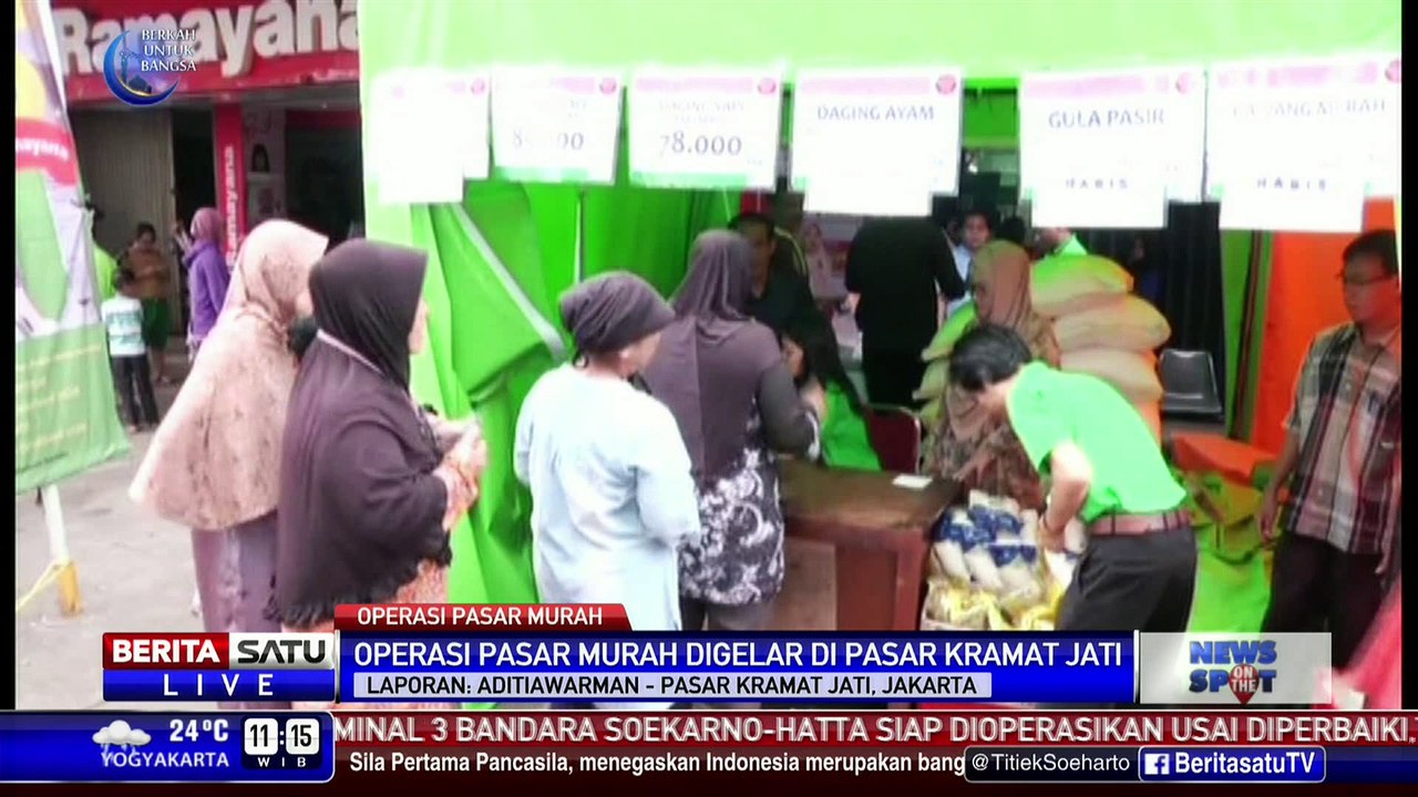 Daging Sapi Favorit Warga di Operasi Pasar Murah Kramat Jati
