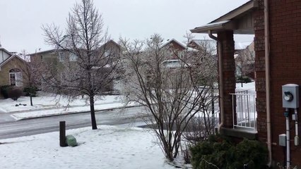 Freezing Rain Ice Storm March 23, 2016