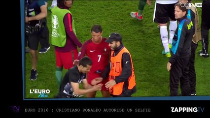 Euro 2016 - Cristiano Ronaldo patient, il fait un selfie avec un supporter après Portugal - Autriche