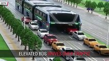Nouveau concept Ce bus chinois a pour d'améliorer le transport en commun.