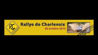 Rallye Charlevoix 26 OCTOBRE 2013 Promo