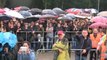 Grup Yorum Almanya'da Yağmur Altında Konser Verdi