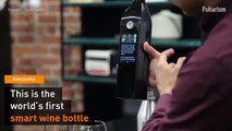 This is the world's first smart wine bottle - Amazing new technology