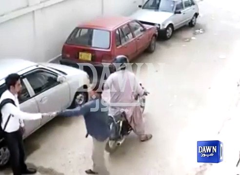 CCTV footage of Karachi robbery