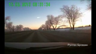 НЛО сбивает объект над Челябинском 15 февраля 2013