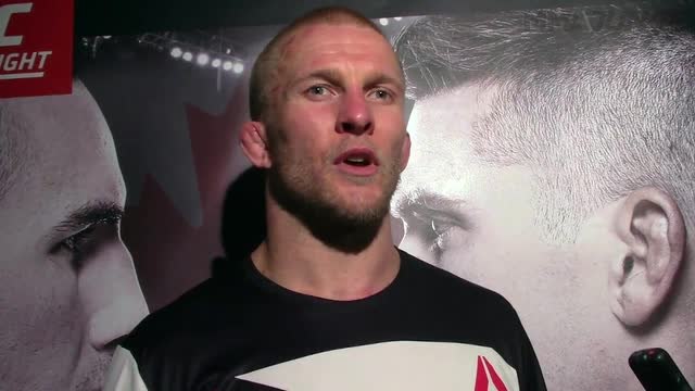 Misha Cirkunov post-fight media scrum at UFC Fight Night 89