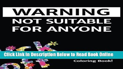 Read Hilariously Offensive Swear Word Coloring Book!  PDF Online