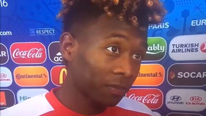 David Alaba Hilarious Response To Ronaldo Being Awarded A Penalty vs Austria!