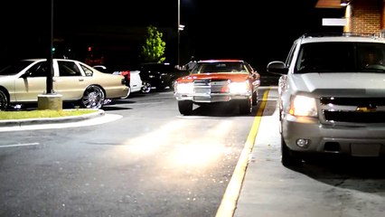 Candy Orange '72 Caprice on 28's.