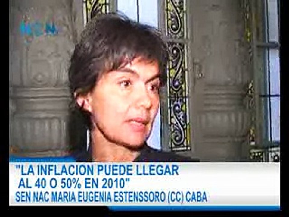 Maria E Estensoro sobre inflacion 17-2-10