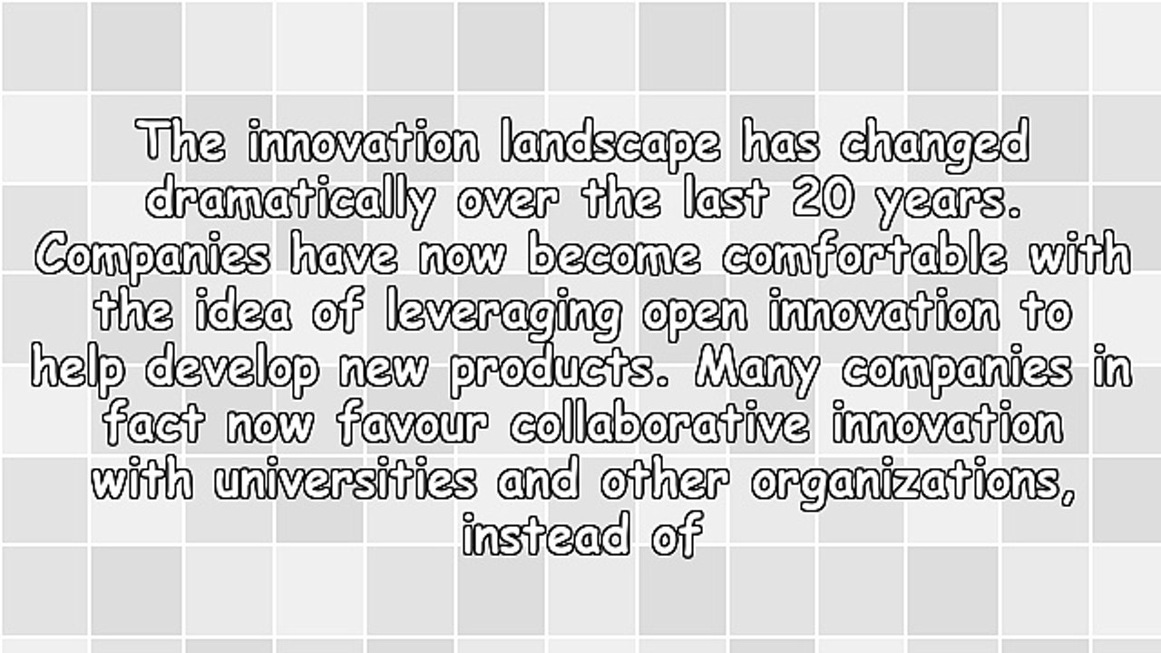 Academia Pursue Open Innovation Partnerships With Companies
