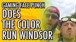 Team Gaming Face Punch Does The Colour Obstacle Rush Windsor 2016