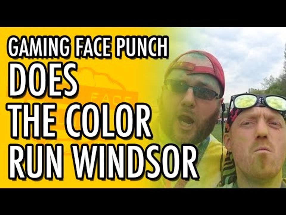 Team Gaming Face Punch Does The Colour Obstacle Rush Windsor 2016