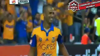 Tigres vs Queretaro 5-1 GOLES & RESUMEN 29-08-2015