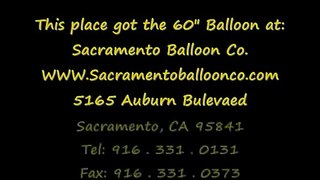 Lay on 60''Yellow Balloon 08-‎25-‎2010.