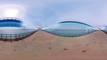 Images impressionnantes à 360 degrés de la construction du pont de Crimée