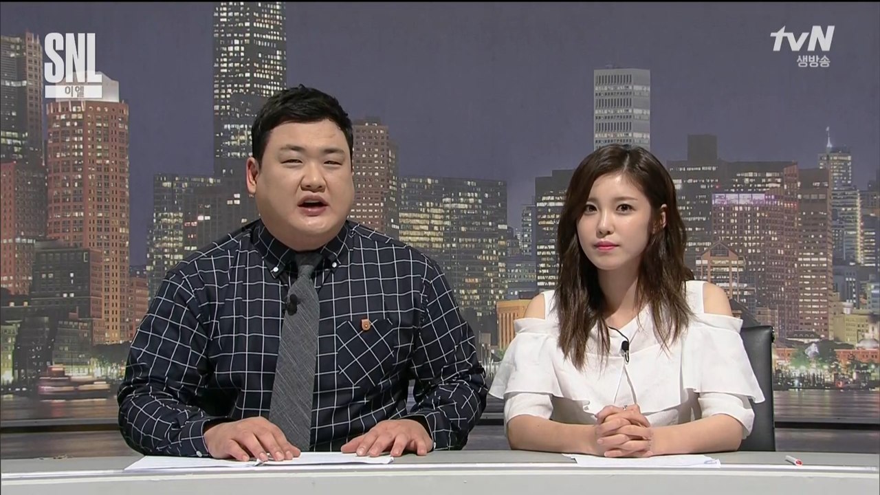 160618 TVN SNL코리아7 위크앤드업데이트 전효성+엔딩깨알Cut