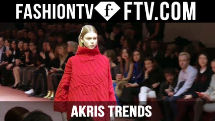 Paris Fashion Week F/W 16-17 - Akris Trends | FTV.com