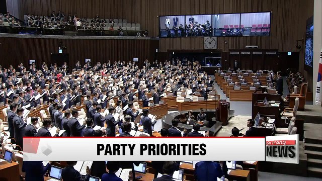 Korea's three main parties outline platforms ahead of parliamentary briefings