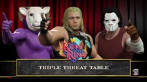 WWE 2K16 Crazy Table Match - Thor vs Mongor vs Casey Jones