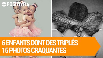 6 enfants dont des triplés : 15 photos craquantes