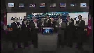 Sprott Power Corp. (SPZ:TSX) opens Toronto Stock Exchange, March 25, 2011.