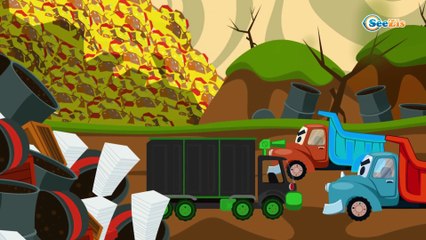 ✔ Мусоровоз Уборкин. Мультики про машинки. Освобождение сказочной планеты. Сезон 1. Серия 3 ✔