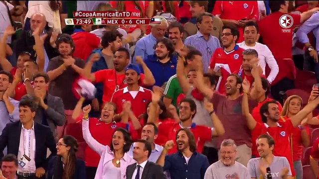 0-6 Eduardo Vargas Gol - Mexico 0-6 Chile - Copa America Centenario - 18.06.2016
