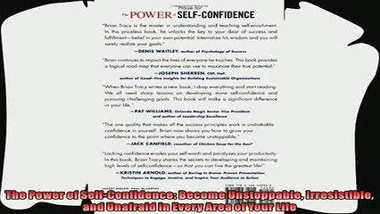 behold  The Power of SelfConfidence Become Unstoppable Irresistible and Unafraid in Every Area